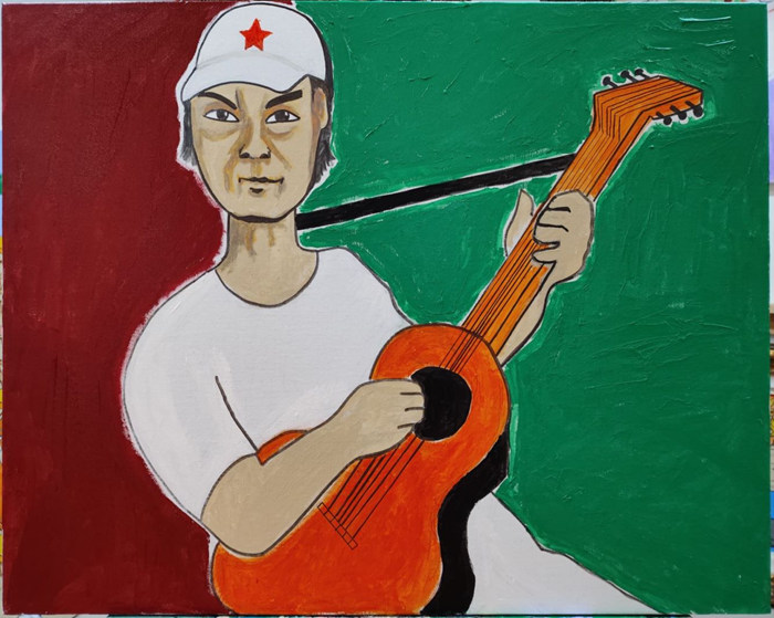 心有莲花次第开——“原色的郎郎”画展印象