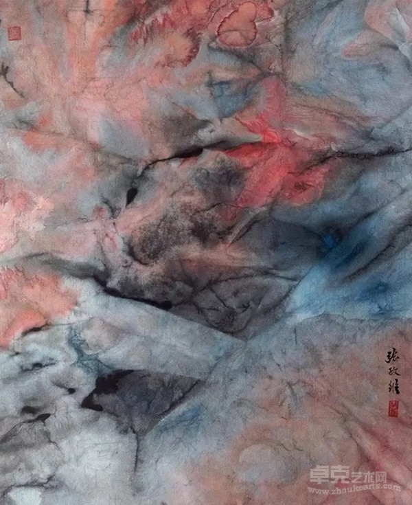 「妄念与诱惑」-理解张政维的抽象水墨作品