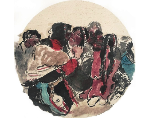 观霍守义教授水墨新作有感