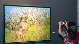 风拂大地——王建国携写意油画作品登陆上海