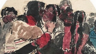 观霍守义教授水墨新作有感