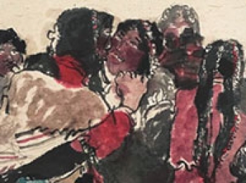 观霍守义教授水墨新作有感